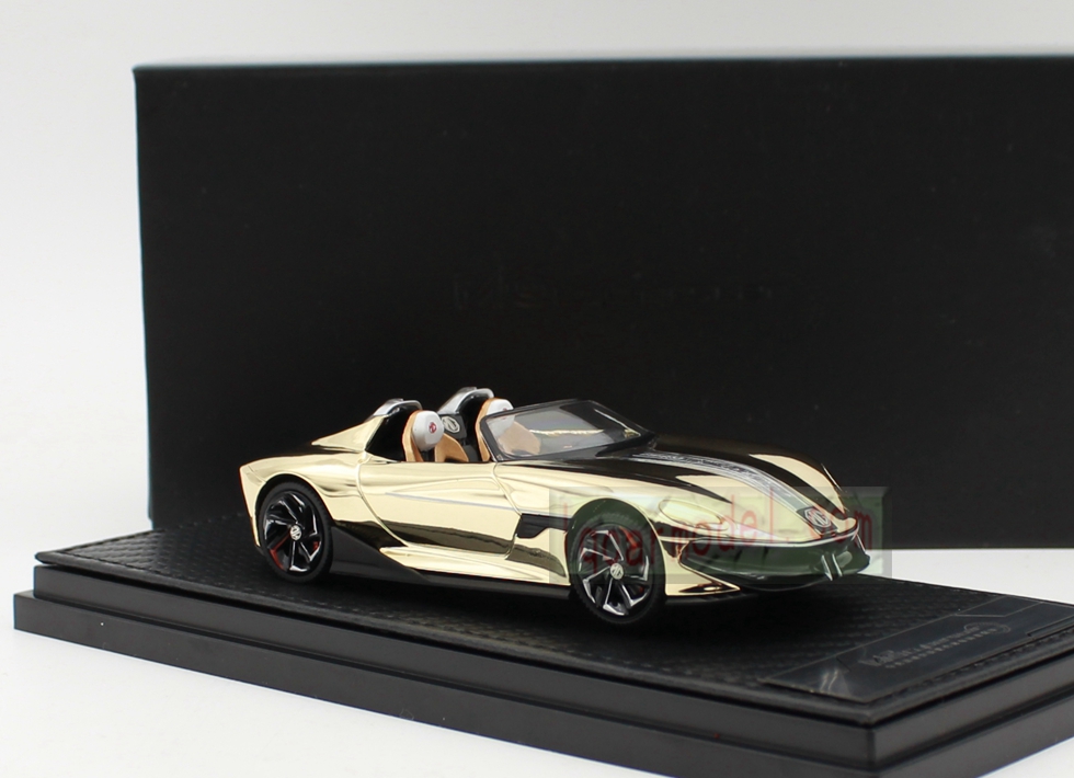 1/43 MG Cyberster Pure electric concept vehicle diecast model Gold Color
