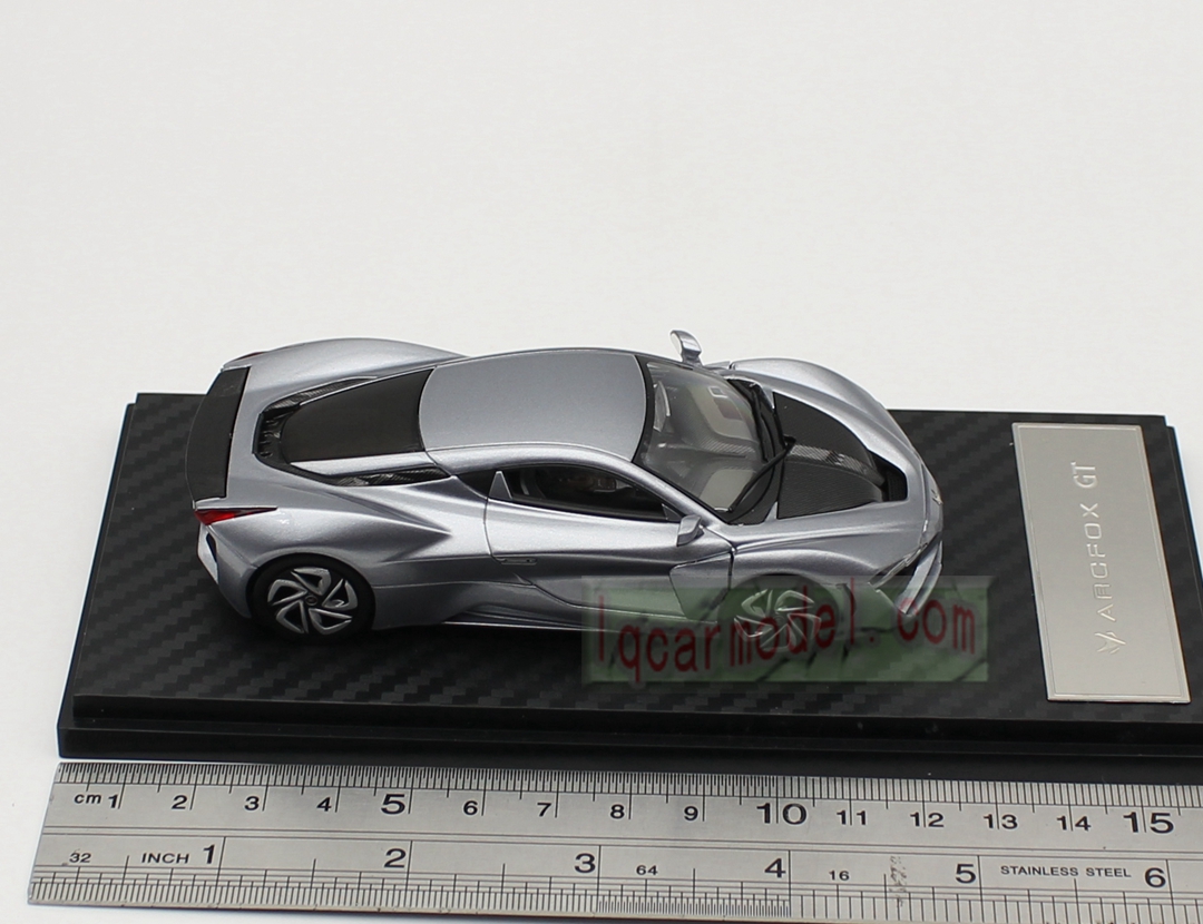 1/43 Scale ARCFOX-GT DIECAST Car model silver color