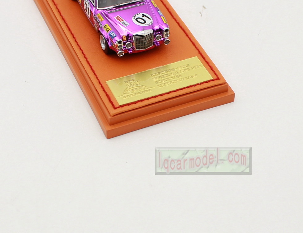 1/64 CDK MERCEDES BENZ 300 SEL 6.8 AMG 1971 #01 purple color Resin Car Model Limited