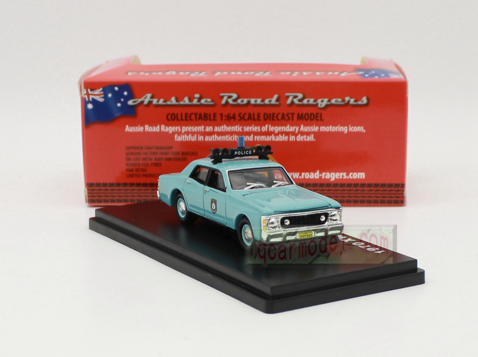 1/64 FORD FALCON 1970 XW V8 SEDAN NSW POLICE Aussie Road Ragers CC152 Car Model Diecast 