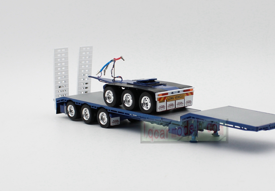 1/50 Iconic Replicas 45' EXTENDABLE DROPDECK Drop Deck Trailer Diecast blue