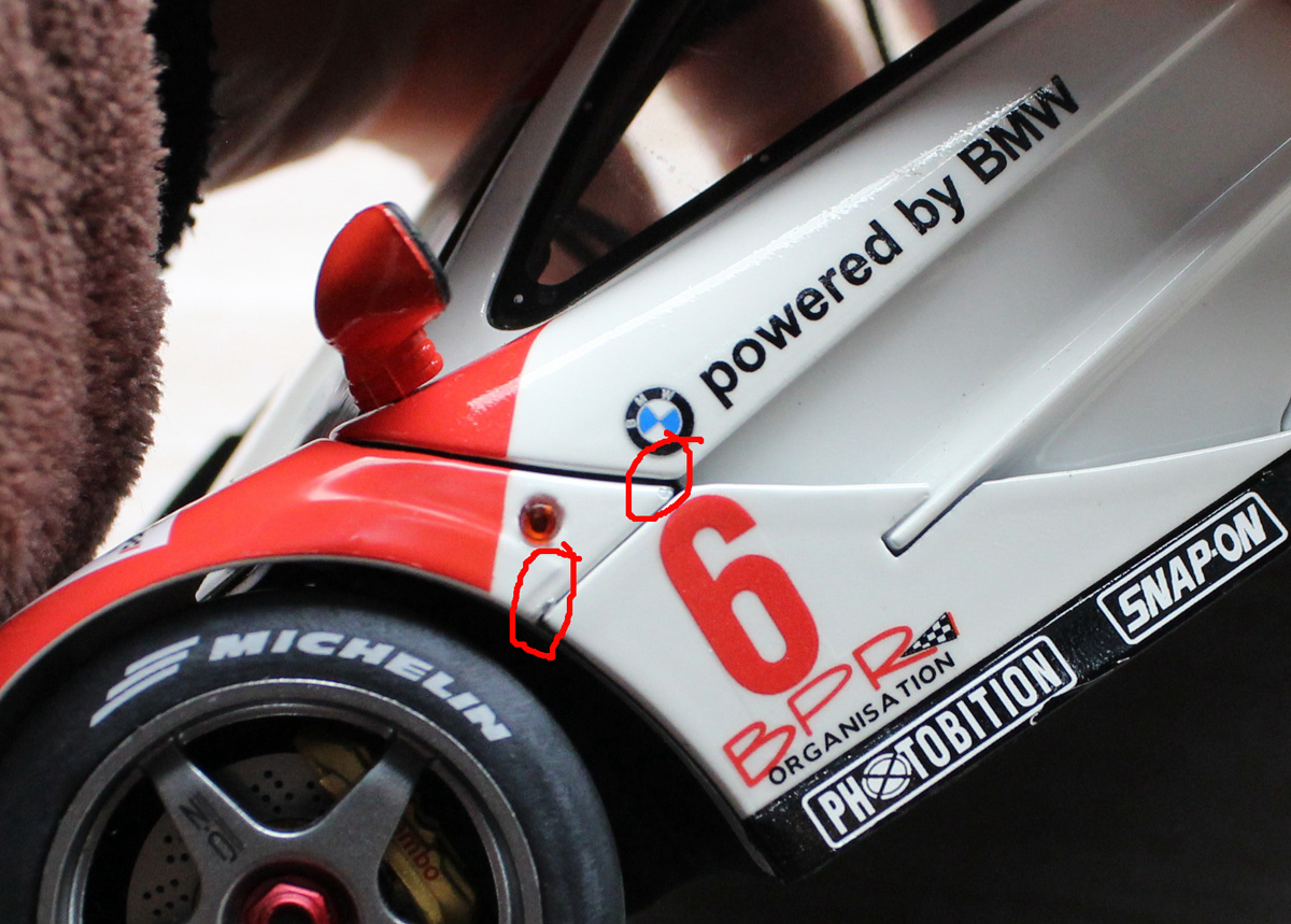 1/18 TSM Model 1996 McLaren F1 GTR #6 TEAM BPR Diecast car model