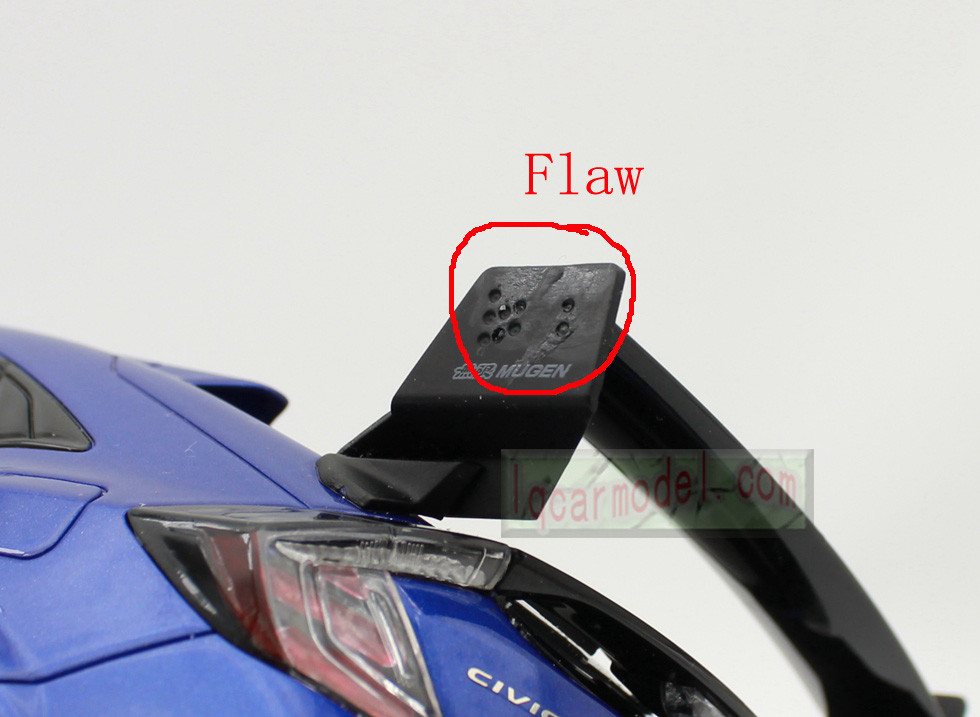 1/18 OTTO HONDA CIVIC TYPE R MUGEN GT OT987 UVI No.12/1500  Flaw