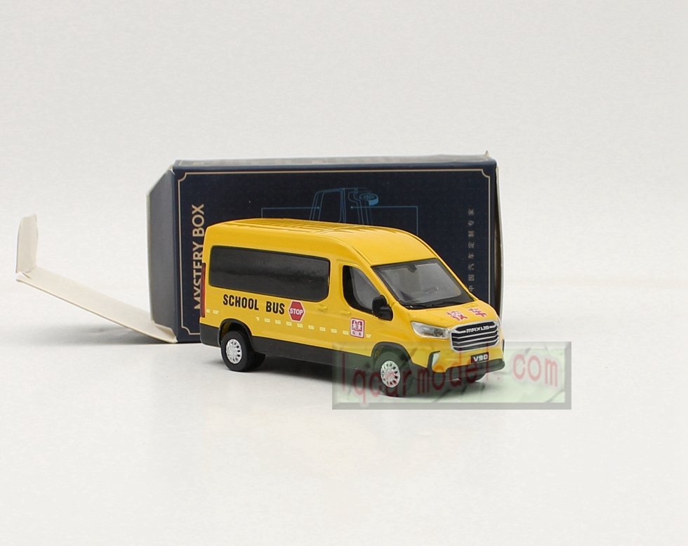 1/64 Scale MAXUS V90 SCHOOL BUS Car Model Diecast