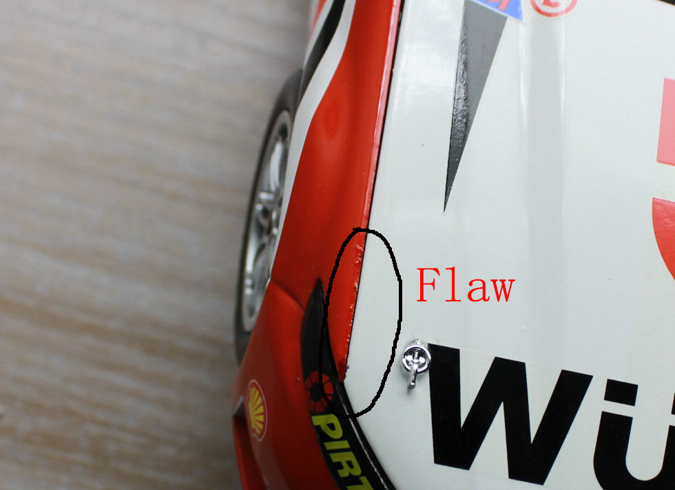 1/18 Authentic Ford FGX 2015 WESTERN STAR TRUCKS WURTH #17 Flaw