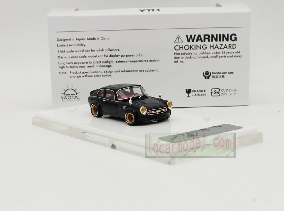 1/64 YAOTAI YTM HONDA S800 Resin Model Black Limited 699 PCS