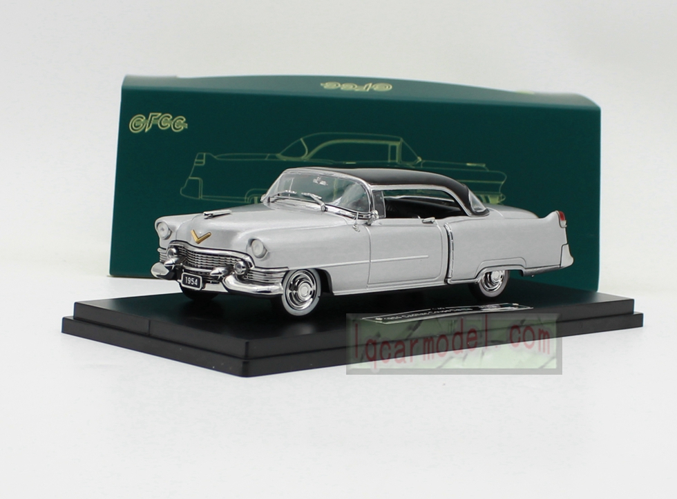 1/43 Scale GFCC 1954 Cadillac Coupe Deville Car model Diecast Silver&Black 