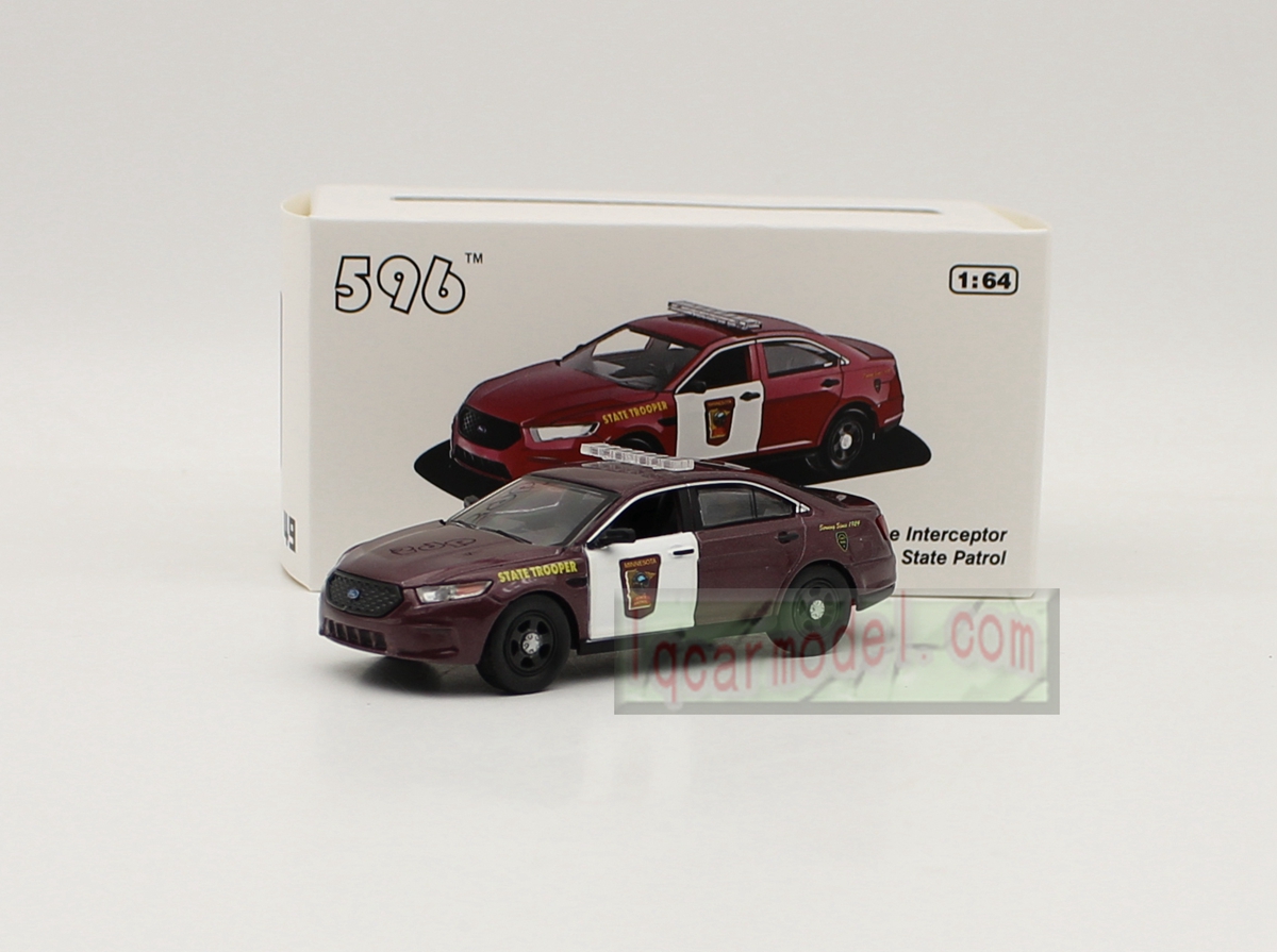 1/64 Ford Police Interceptor Minnesota State Patrol Car model
