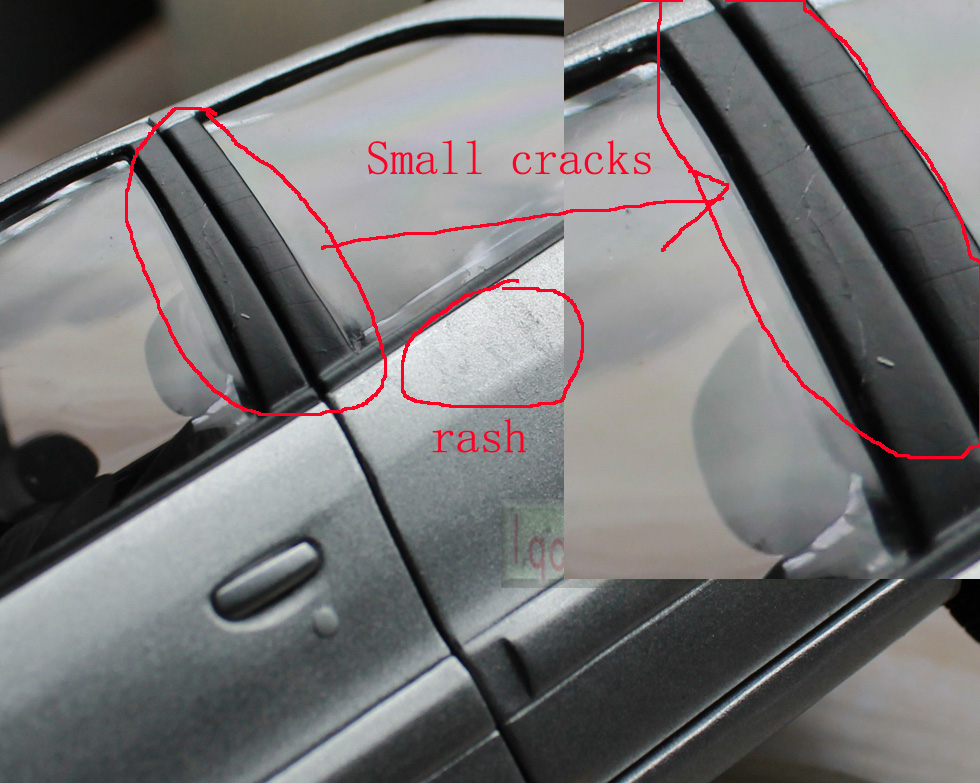 1/18 Citroen Xsara Silver color Diecast Model Old model