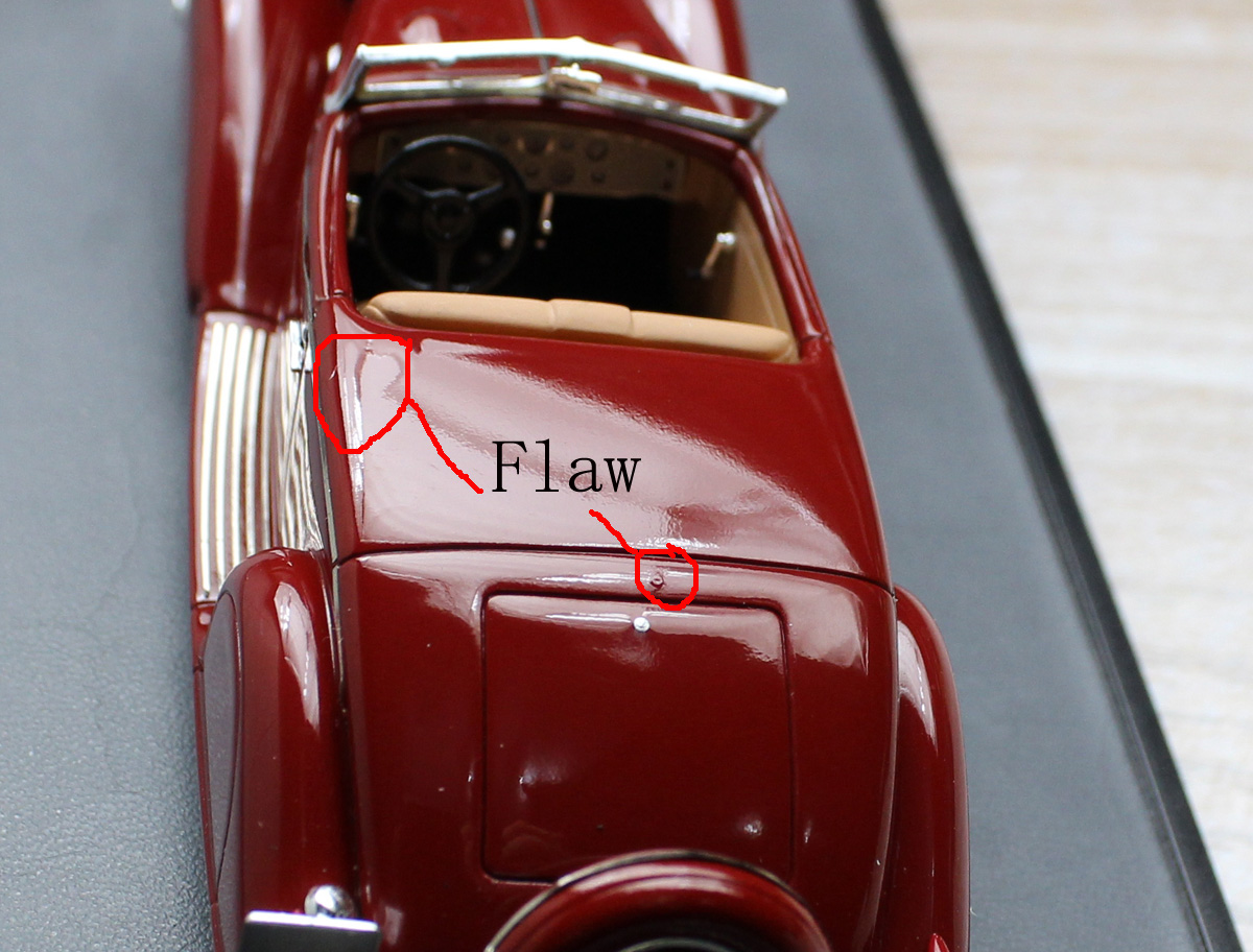 1/43 MATRIX 1935 Duesenberg SJ 572-2596 Convertible coupe SWB Limited No.325of400 