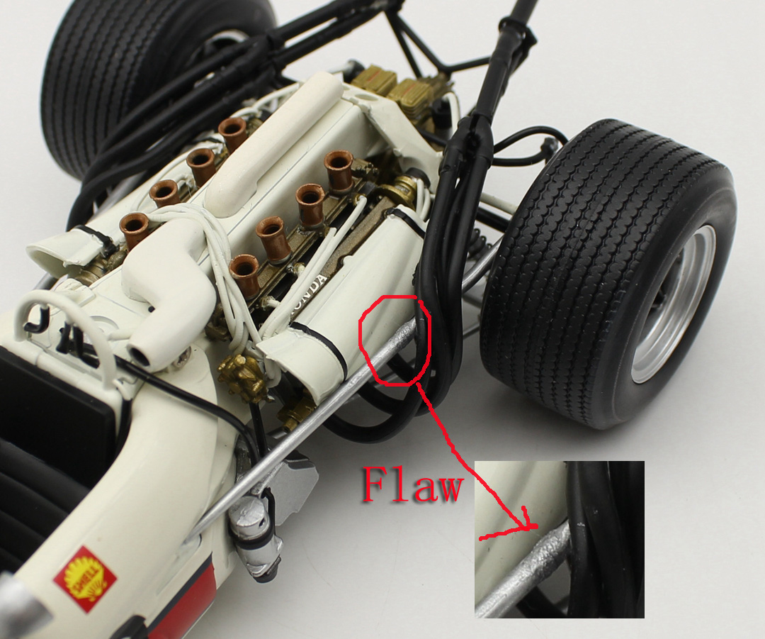 1/20 Scale EBBRO 22007 Honda F-1 RA302 #18 1968 France GP Grand Prix Rare !