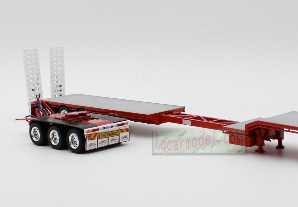1/50 Iconic Replicas 45' EXTENDABLE DROPDECK Drop Deck Trailer Diecast Red