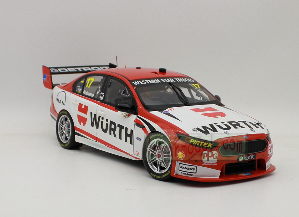 1/18 Authentic Ford FGX 2015 WESTERN STAR TRUCKS WURTH #17 Flaw