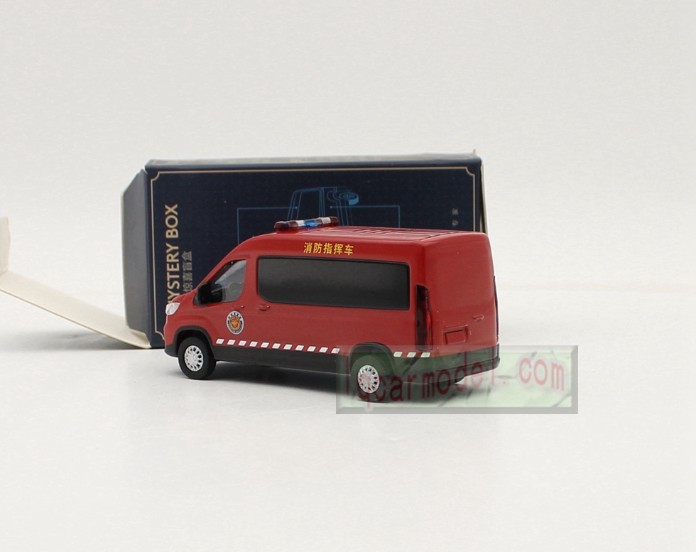 1/64 Scale MAXUS V90 FIRE Car Model Diecast red