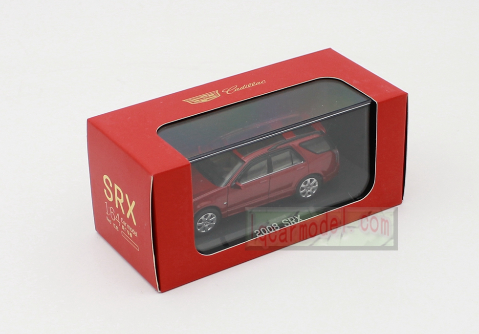 1/64 Scale Cadillac 2008 SRX Red diecast model car