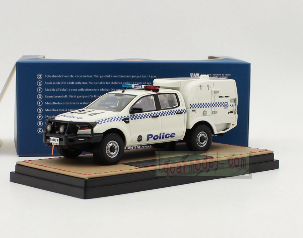 1/43 MK TRAX FORD RANGER PADDY WAGON Police PTC Limited 99PCS Resin Model 