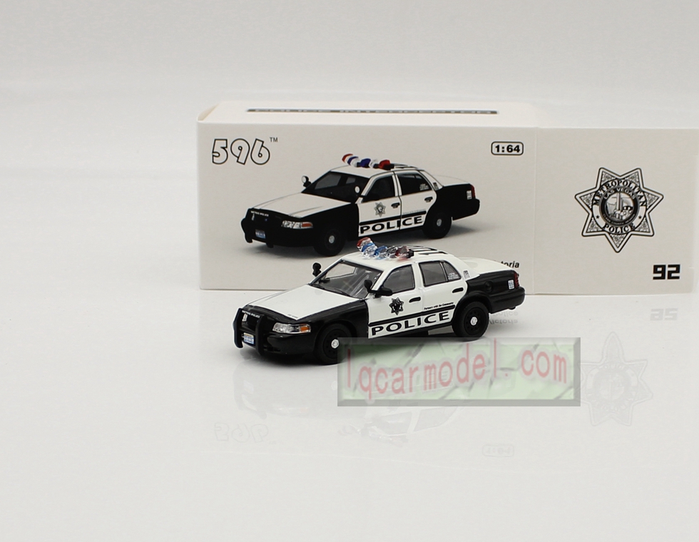 1/ 64 Scale Ford Crown Victoria Las Vegas Nevada Police Car model Diecast