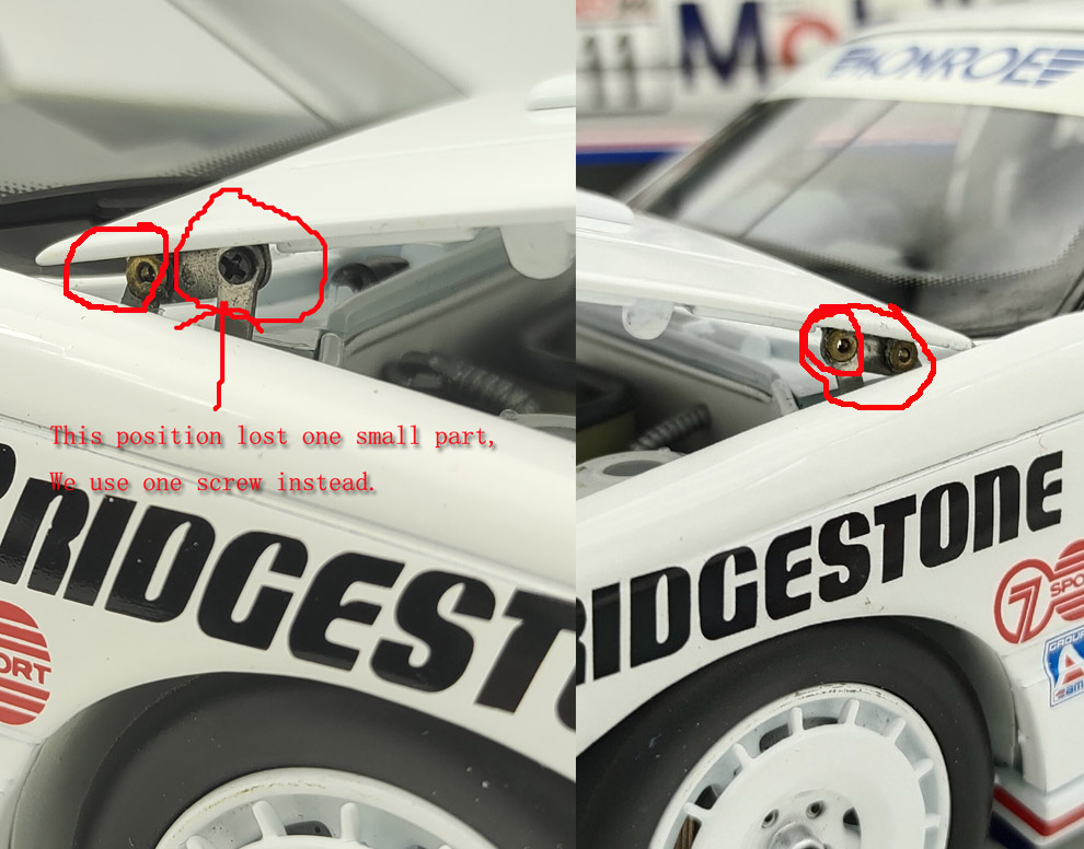 1:18 Biante Holden VN Commodore SS Group A #11 Perkins Mezera 1991 Diecast Flaw