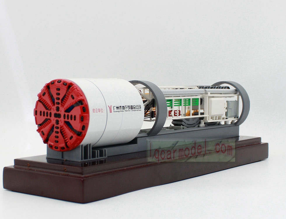 1/100 China Guangzhou Metro Gift Shield Tunnel Boring Machine TBM Old model RARE