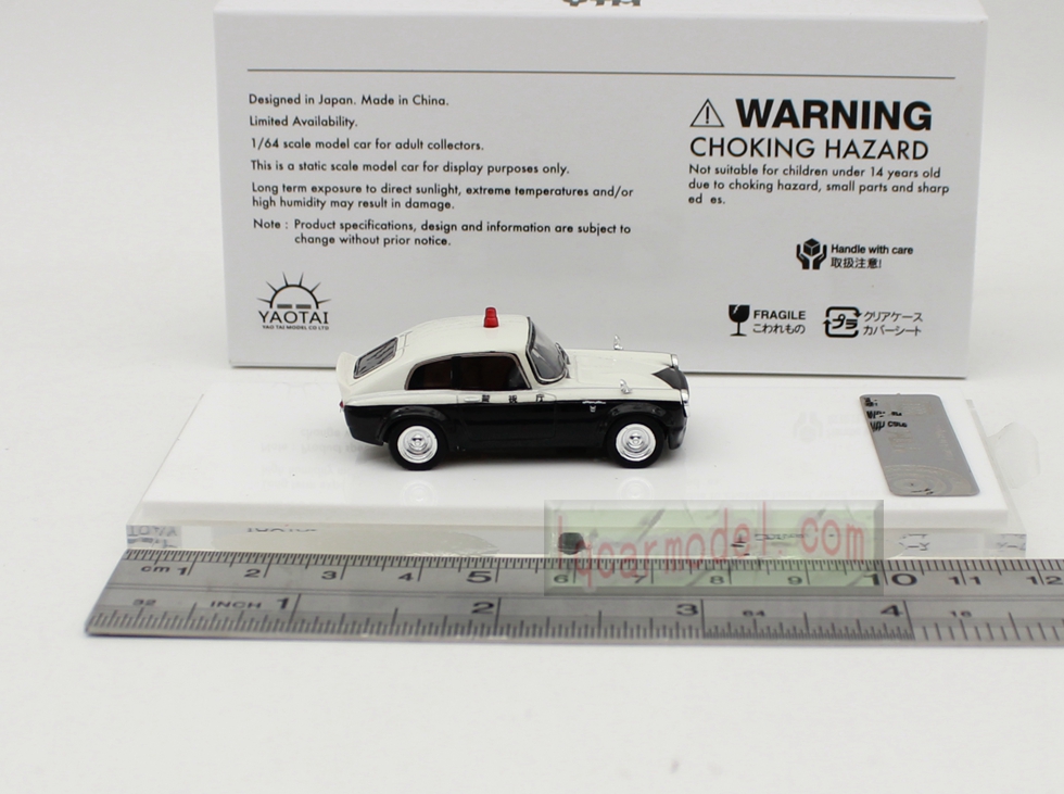 1/64 YAOTAI YTM HONDA S800 Resin Model White&Black Limited 399PCS 