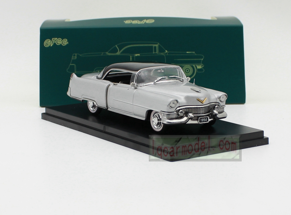 1/43 Scale GFCC 1954 Cadillac Coupe Deville Car model Diecast Silver&Black 