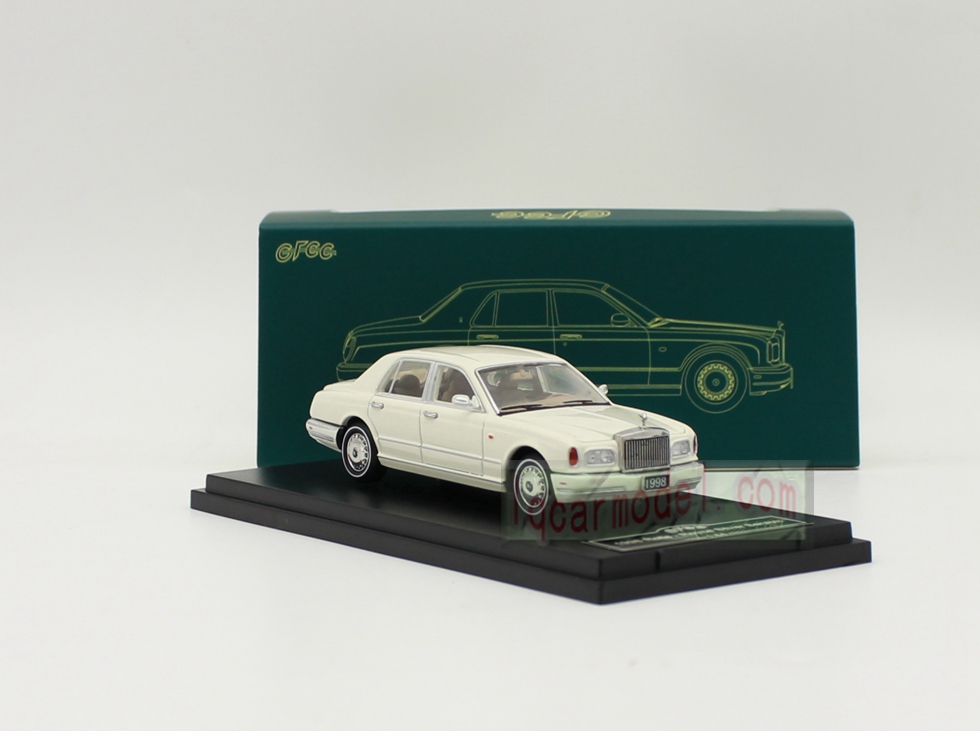 1/64 GFCC 1998 ROLLS ROYCE SILVER Seraph Metal Diecast Car model White