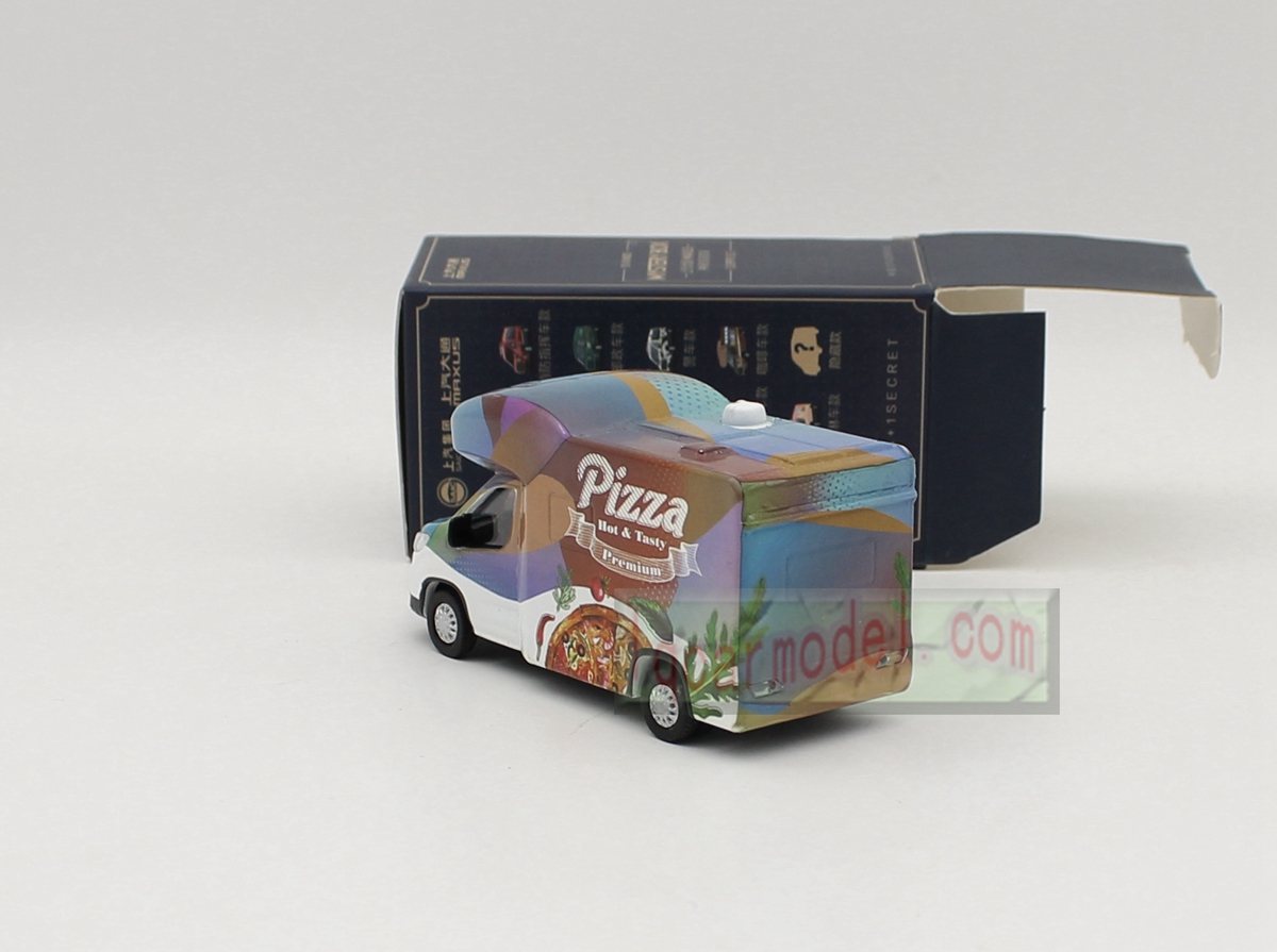 1/64 Scale MAXUS V90 PIZZA truck Car model diecast