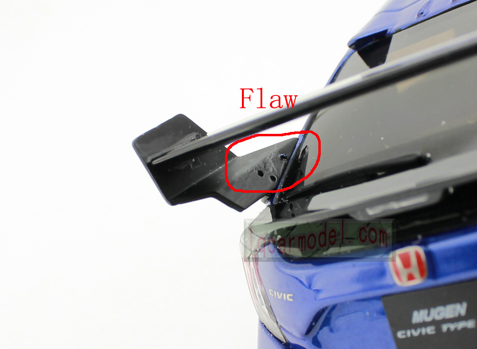 1/18 OTTO HONDA CIVIC TYPE R MUGEN GT OT987 UVI No.12/1500  Flaw