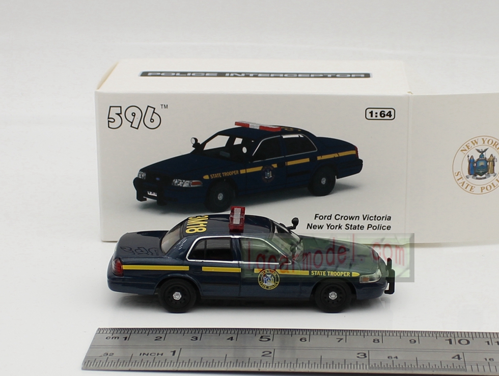 1/ 64 Scale FORD CROWN Victoria New York State Police Car model Diecast