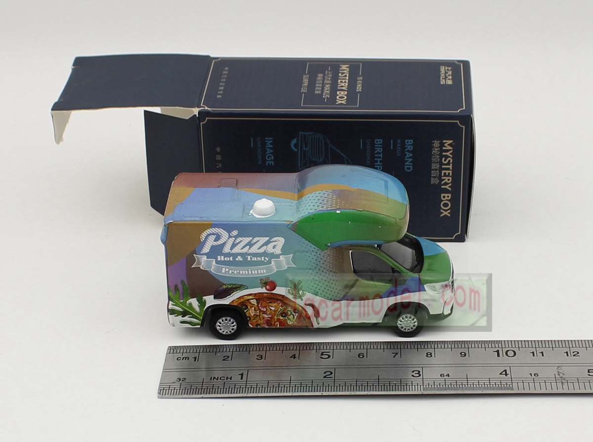 1/64 Scale MAXUS V90 PIZZA truck Car model diecast