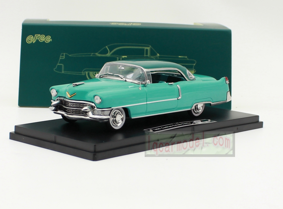 1/43 Scale GFCC 1955 Cadillac Coupe Deville Car model Diecast Green