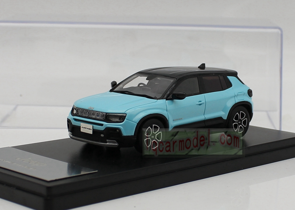 1/43 JEEP AVENGER 2023 Pure electric SUV Car model Resin (No paper box )