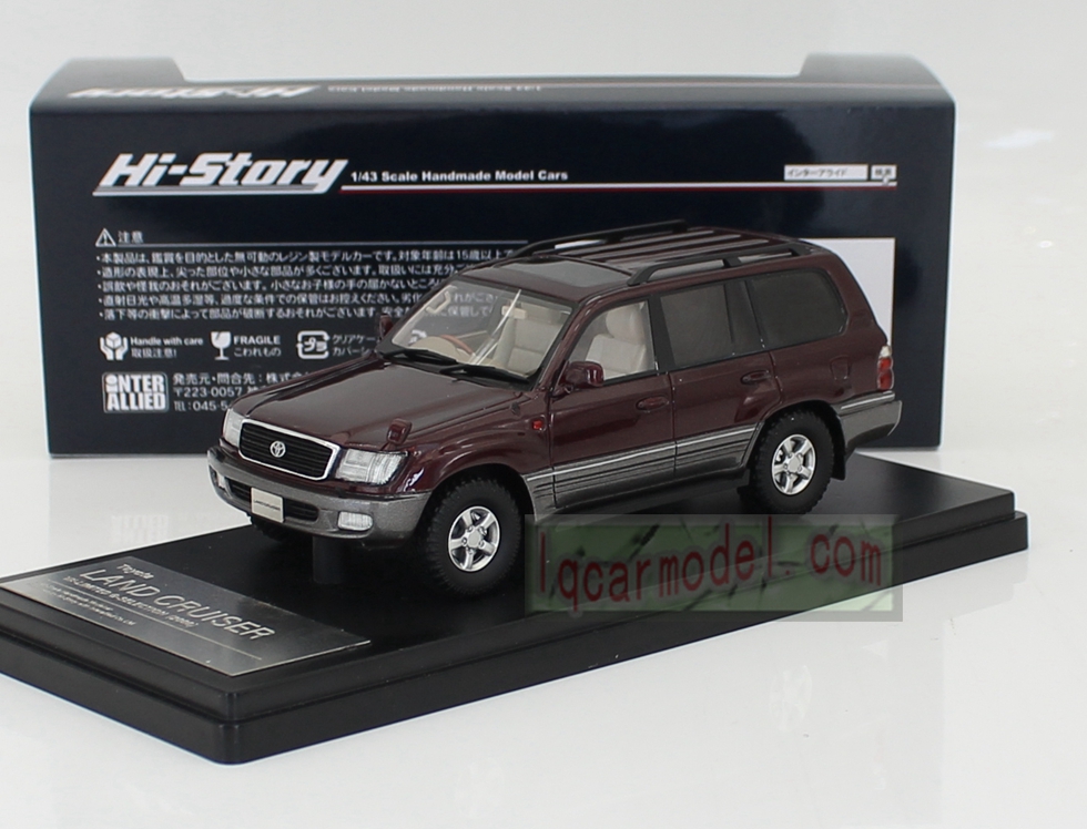 1/43 HI STORY TOYOTA LAND CRUISER VX LIMITED G-SELECTION 2000  Resin car model