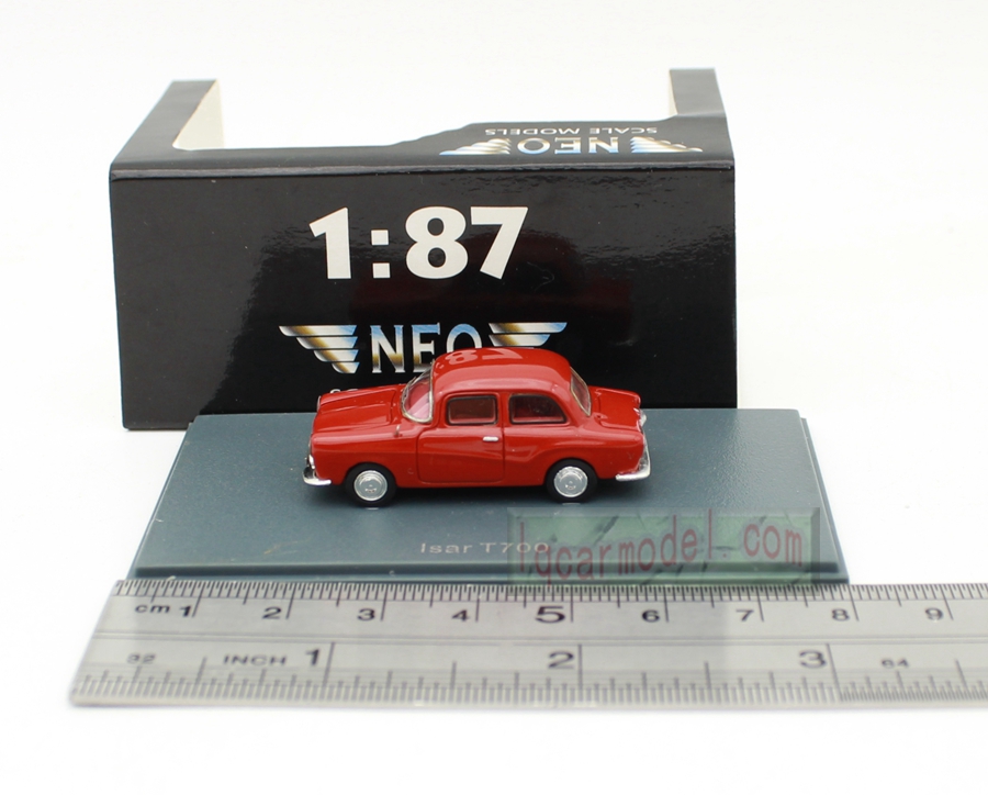 1/87 NEO HO Scale Resin Model Isar T700 Red