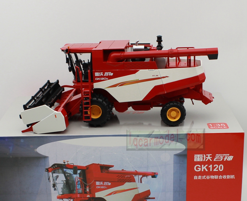 1/35 LOVOL ASHNA GK120 H 4YL-6K Self-propelled grain combine harvester model