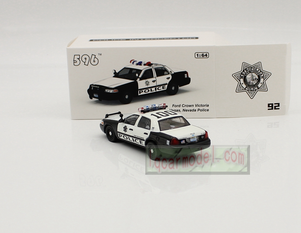 1/ 64 Scale Ford Crown Victoria Las Vegas Nevada Police Car model Diecast