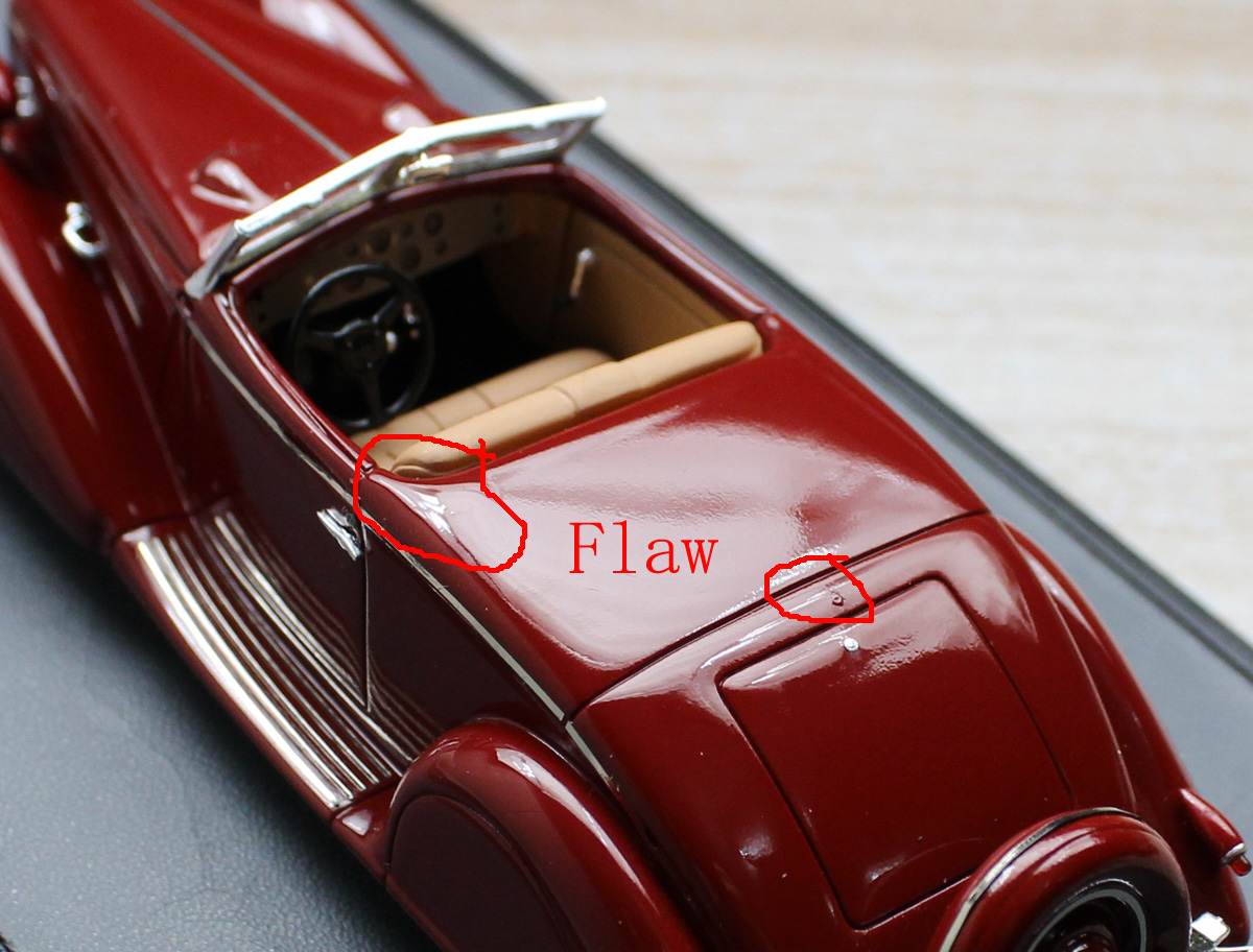 1/43 MATRIX 1935 Duesenberg SJ 572-2596 Convertible coupe SWB Limited No.325of400 