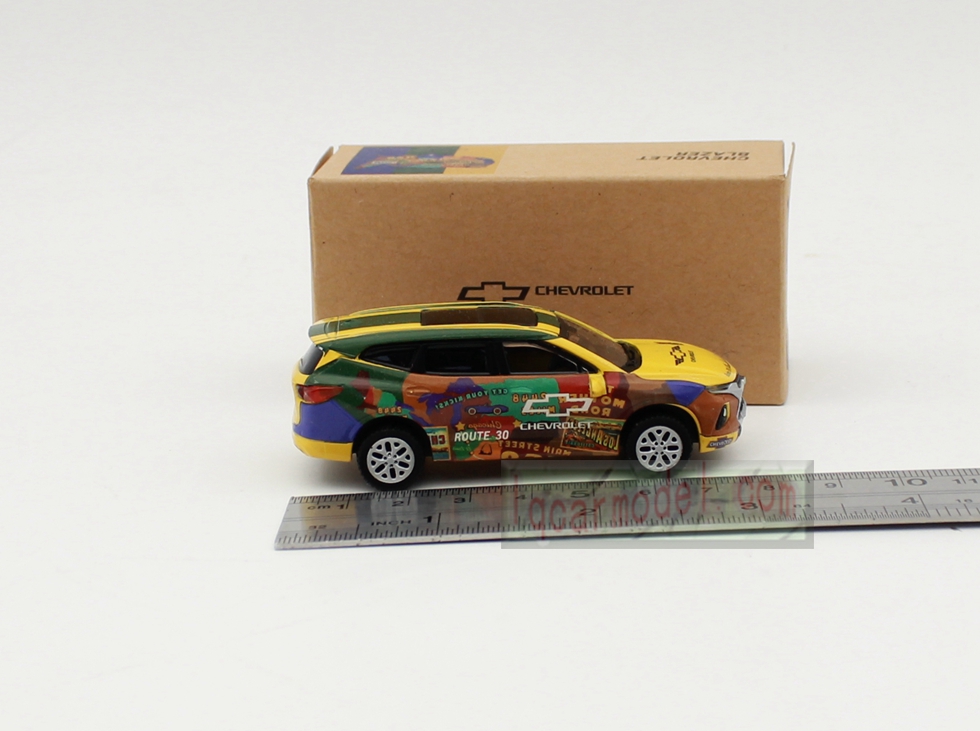 1/64 Scale Chevrolet Blazer diecast car model YELLOW Color 