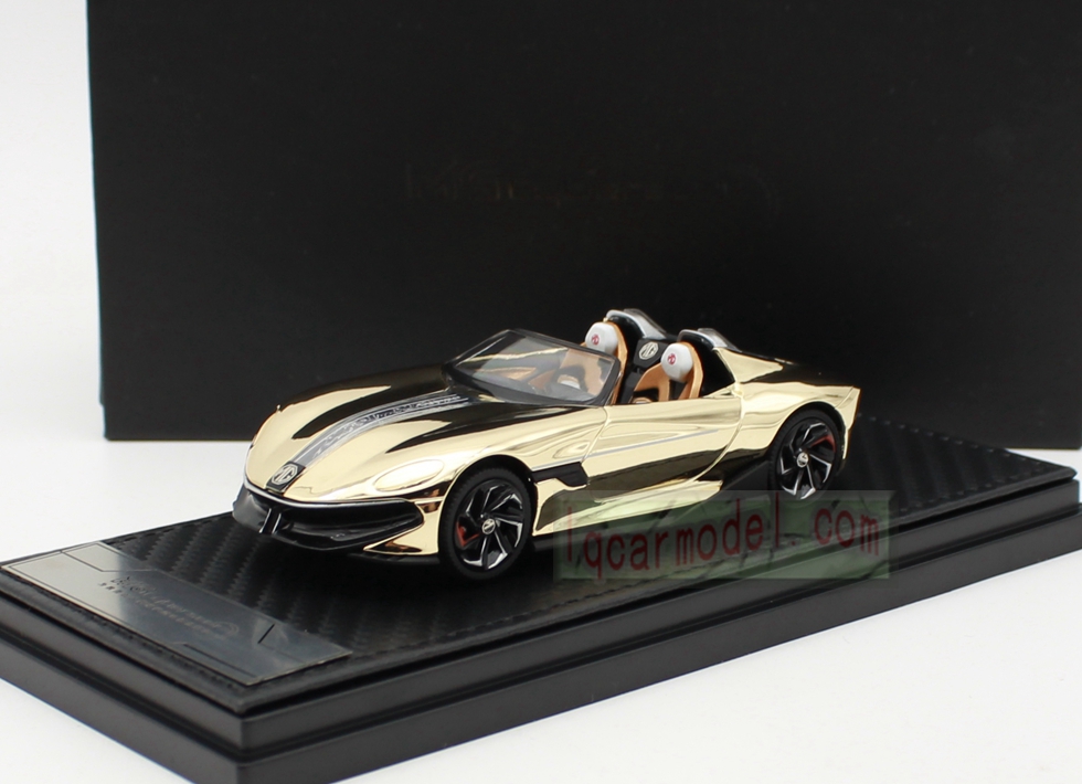 1/43 MG Cyberster Pure electric concept vehicle diecast model Gold Color