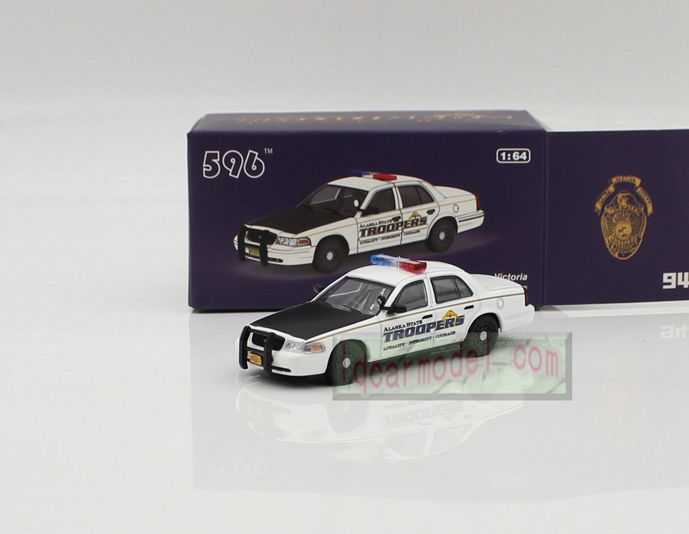 1/ 64 Scale Ford Crown Victoria Alaska State Troopers Car model Diecast