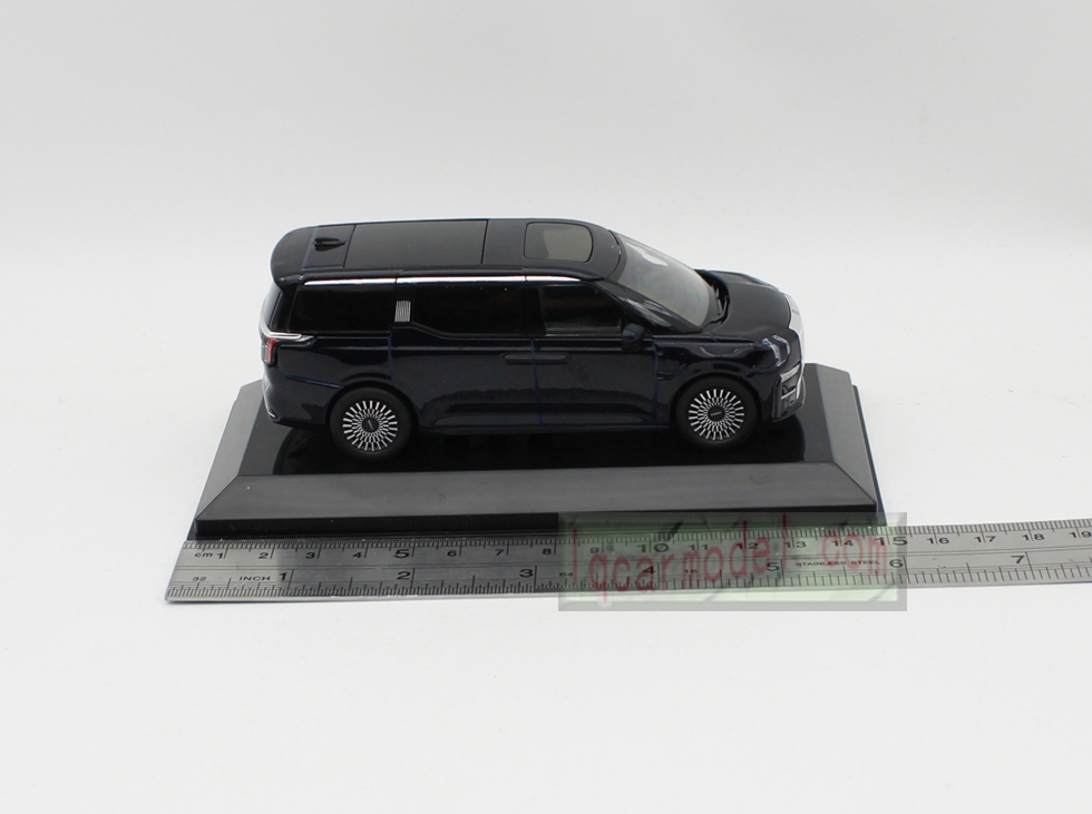 1/43 Scale Zeekr 009 MPV Diecast Car Model dark blue Color