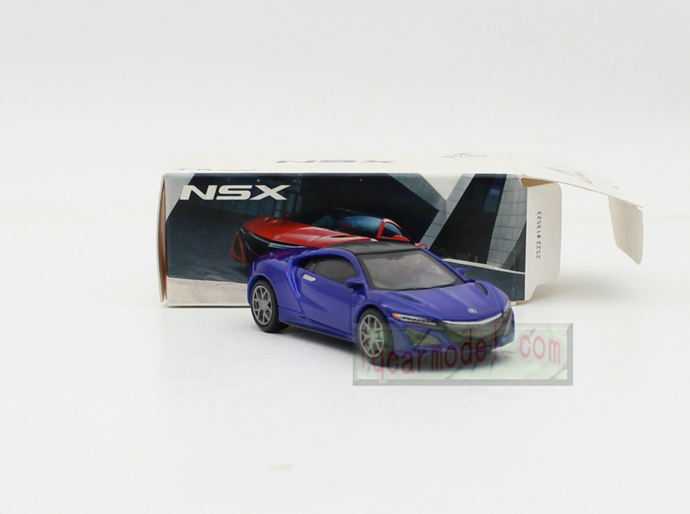 1/64 Scale Acura NSX Diecast Car Model Blue