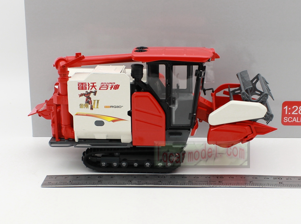 1/28 Scale LOVOL ASHNA RG80 Track type combine harvester model