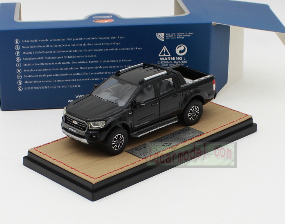 1/43 MK TRAX 2019 FORD RANGER WILDTRAK Limited 99PCS Resin Model Black