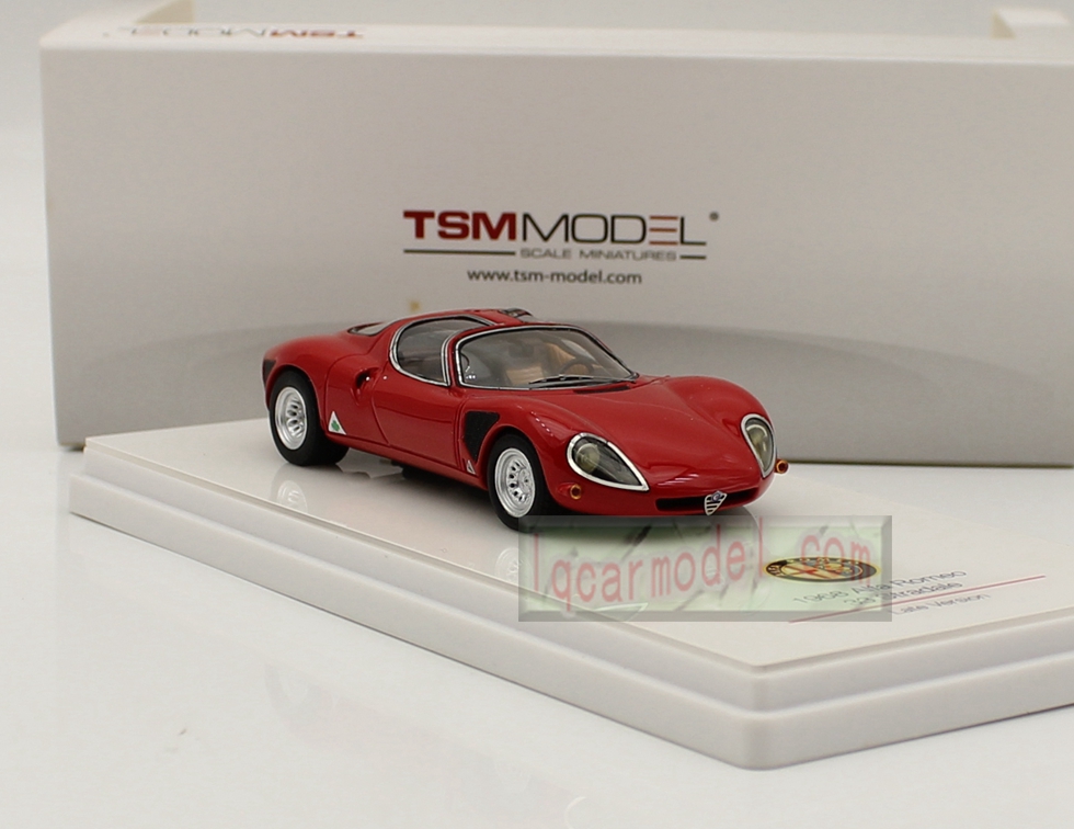 1/43 TSM Model Alfa Romeo 33 Stradale 1968 Late Version TSM144309 Resin Car Model