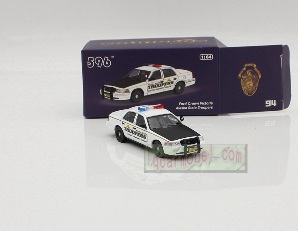 1/ 64 Scale Ford Crown Victoria Alaska State Troopers Car model Diecast 