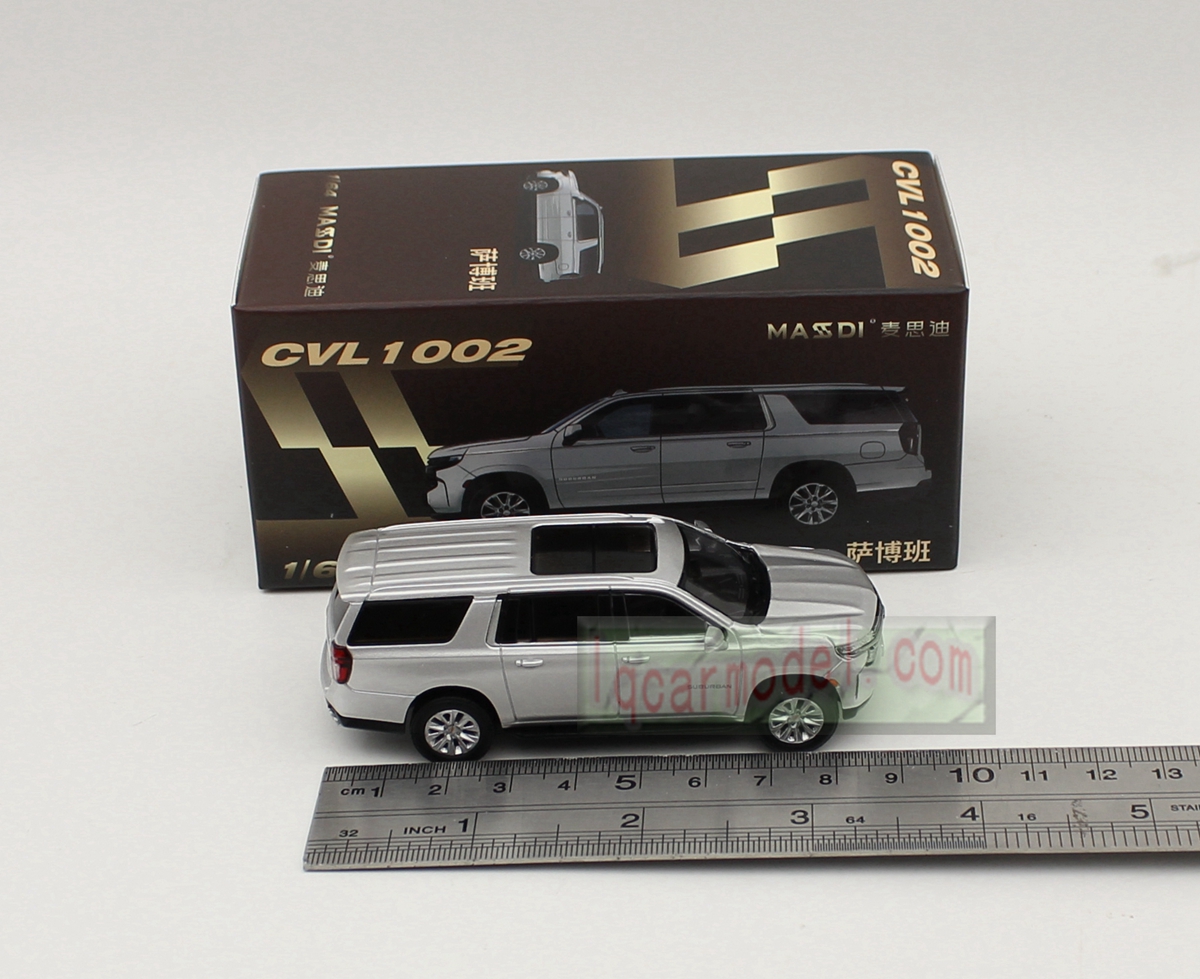 1/64 Masdi Chevrolet Suburban SUV Metal Car Model Diecast