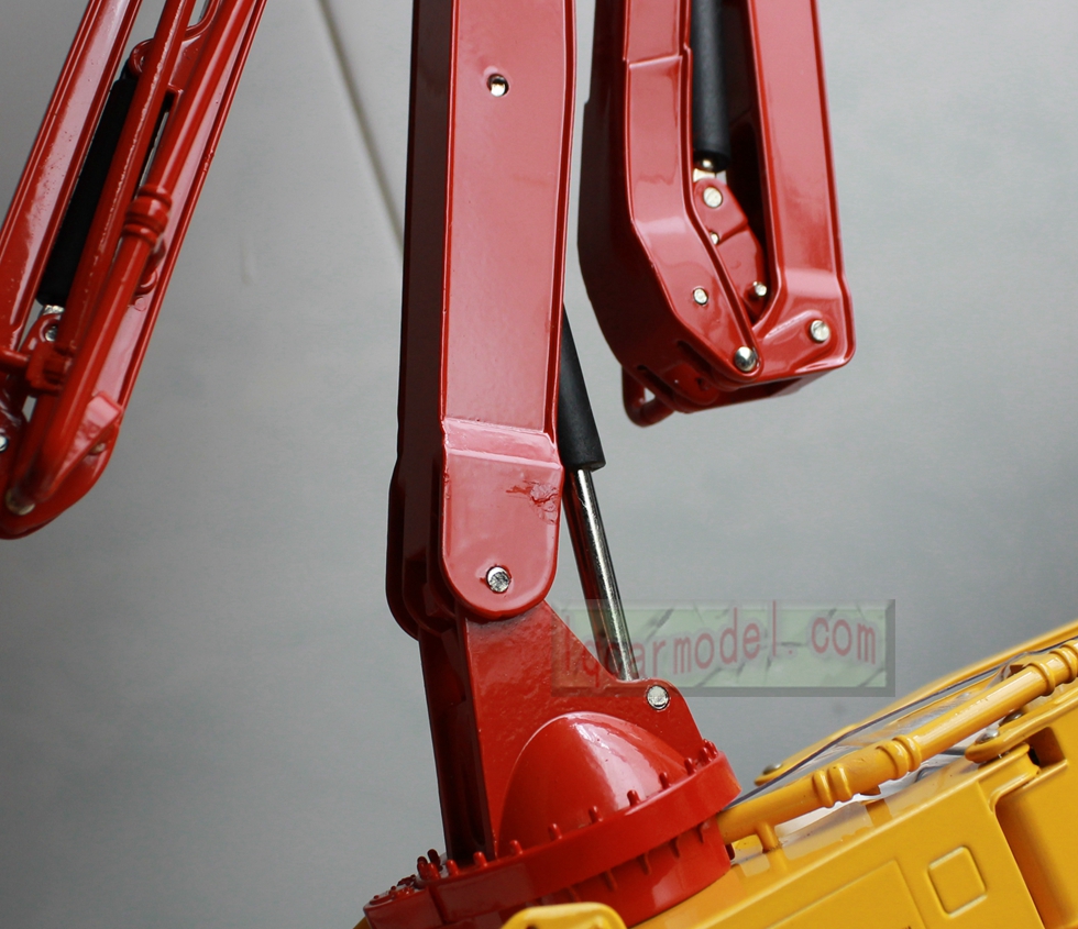 1/38 Scale SANY 50M ISUZU SY5385THB Truck mounted concrete Pump Diecast model 