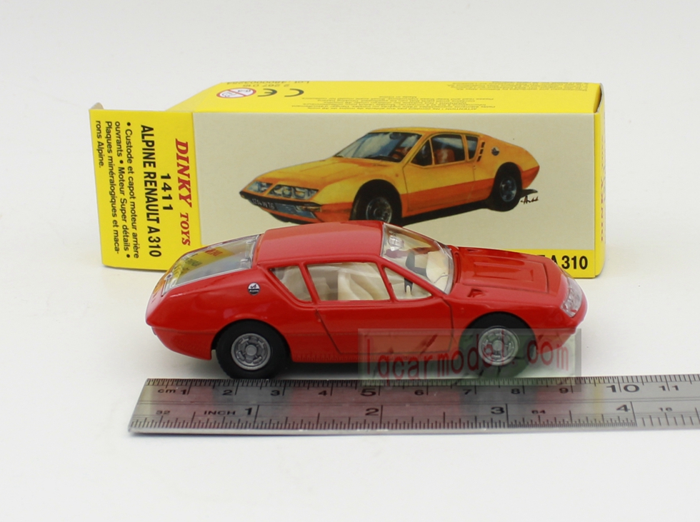 1/43 ATLAS DINKY TOYS 1411 ALPINE RENAULT A310 Diecast car model