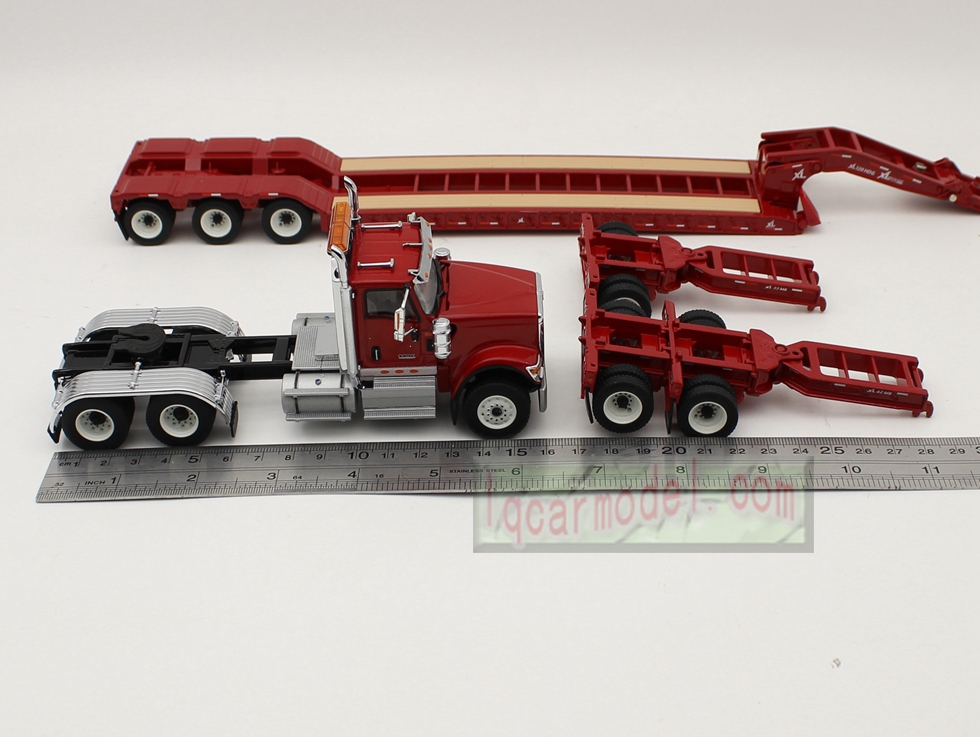 1/50 Diecast Masters DM 71016 INTERNATIONAL HX520 TANDEM TRACTOR XL 120 LOW PROFILE HDG TRAILER 